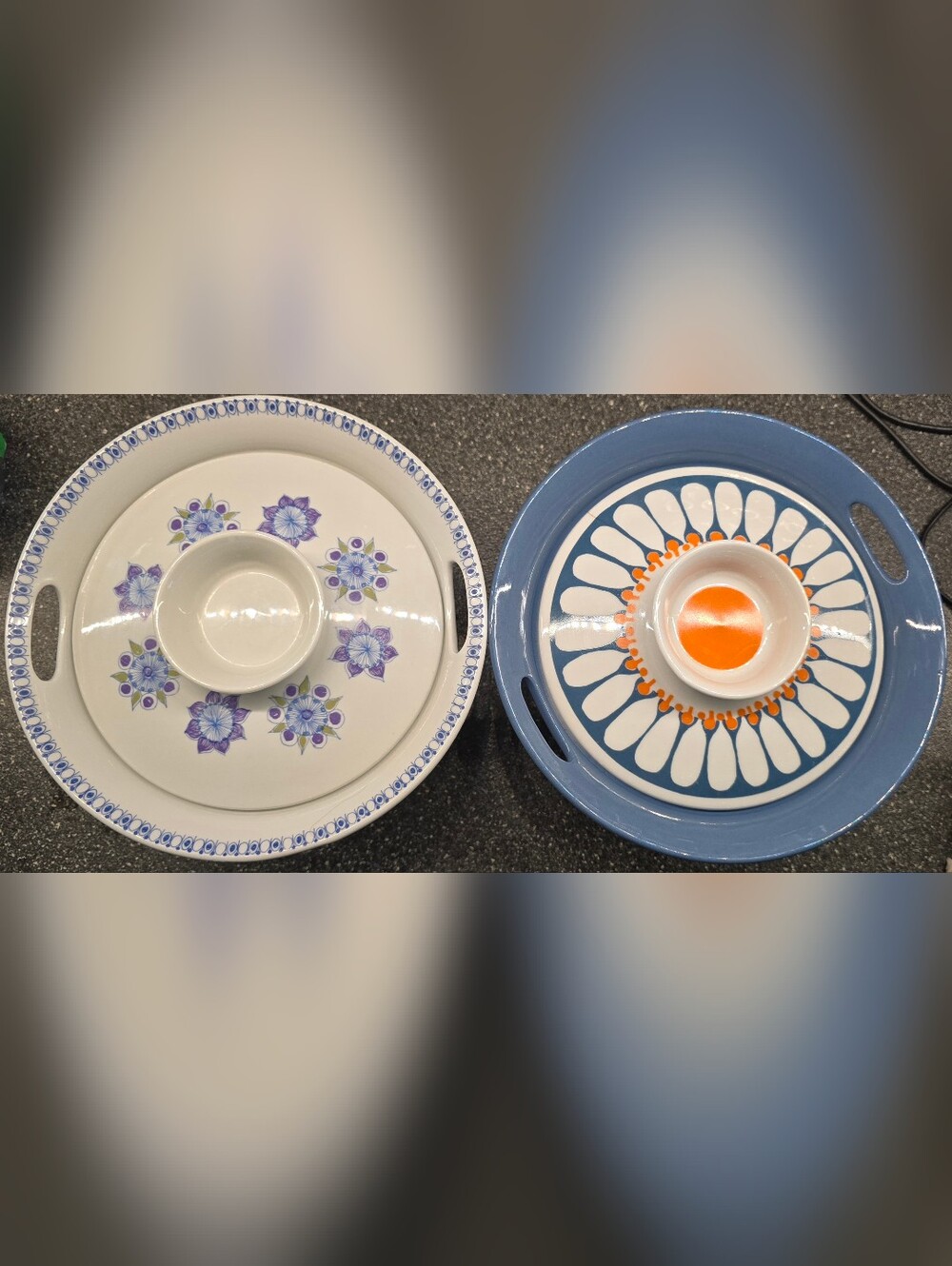 VINTAGE Turi Design Lotte Ceramic Serving Bowls & Trays Set (Norway)